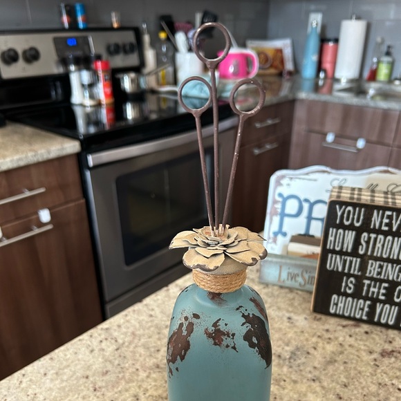 Bottle photo holder with saying - home decor - Picture 5 of 5